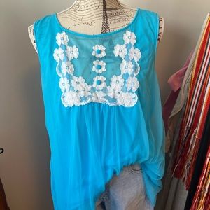 Vintage chiffon nighty/dress
